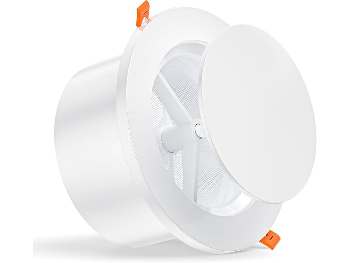 Grelha De Ventilação De Ar Redondo De 100mm Para Vmc E Extrator