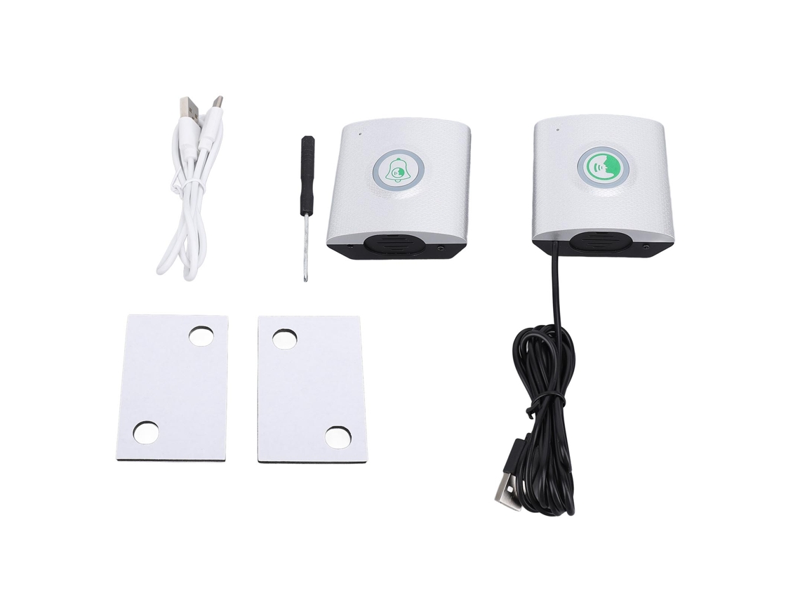 Campainha De Interfone Sem Fio (recarregável Por Usb, Interfone De Longo Alcance)
