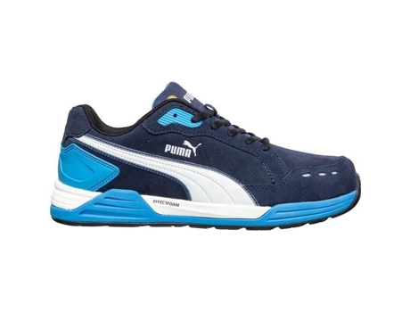 Sapatos Unissexo VETSECURITE Segurança Airtwist Blue Low Esd Hro Src Pele Azul (47)