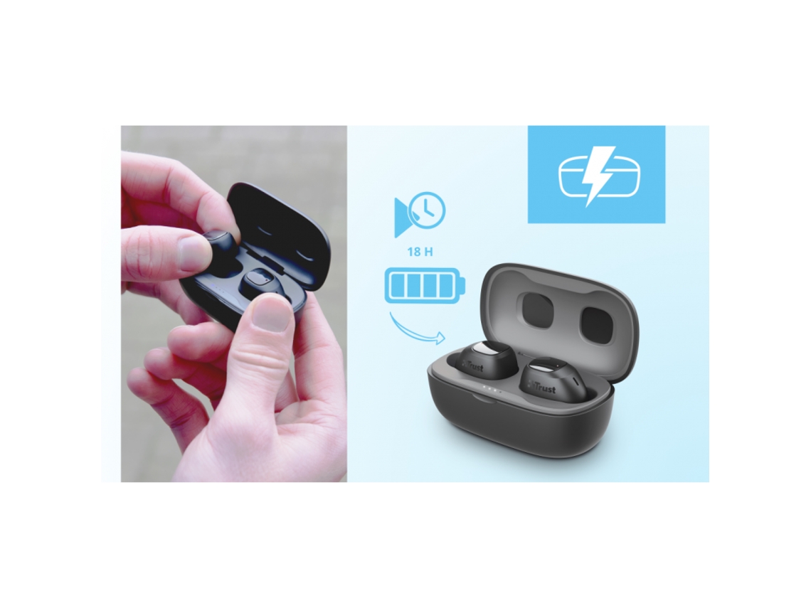 Auriculares trust bluetooth online 5.0 nika compact wireless