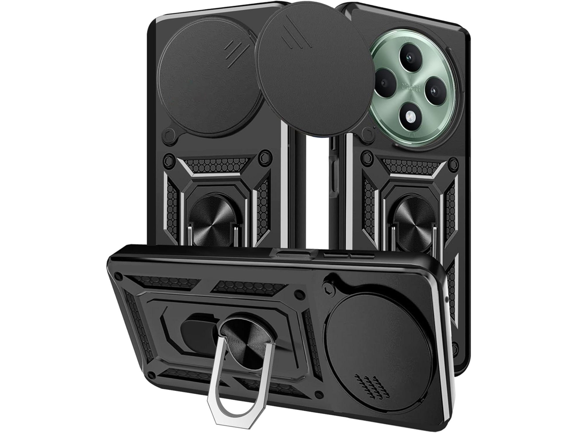 Capa Para Oppo Reno 12f / 12 Fs (4g) (5g) À Prova De Choque Com Anel De Proteção Para Lente Protetor De Tela Para Celular Fanpespvayotoy