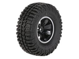 Conjunto de 4 Pneus Austar Ax 3020c de 1,9 Polegadas com Cubo para Carros Rc 1/10 D90 Scx10 Cc01. MDUG (103 Mm)