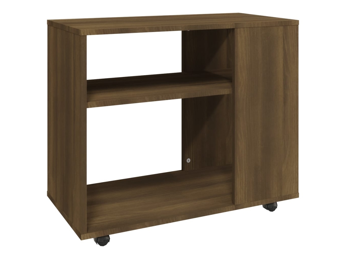 Side Table, Side Tables Vidaxl Marrom Madeira Processada (n/a)