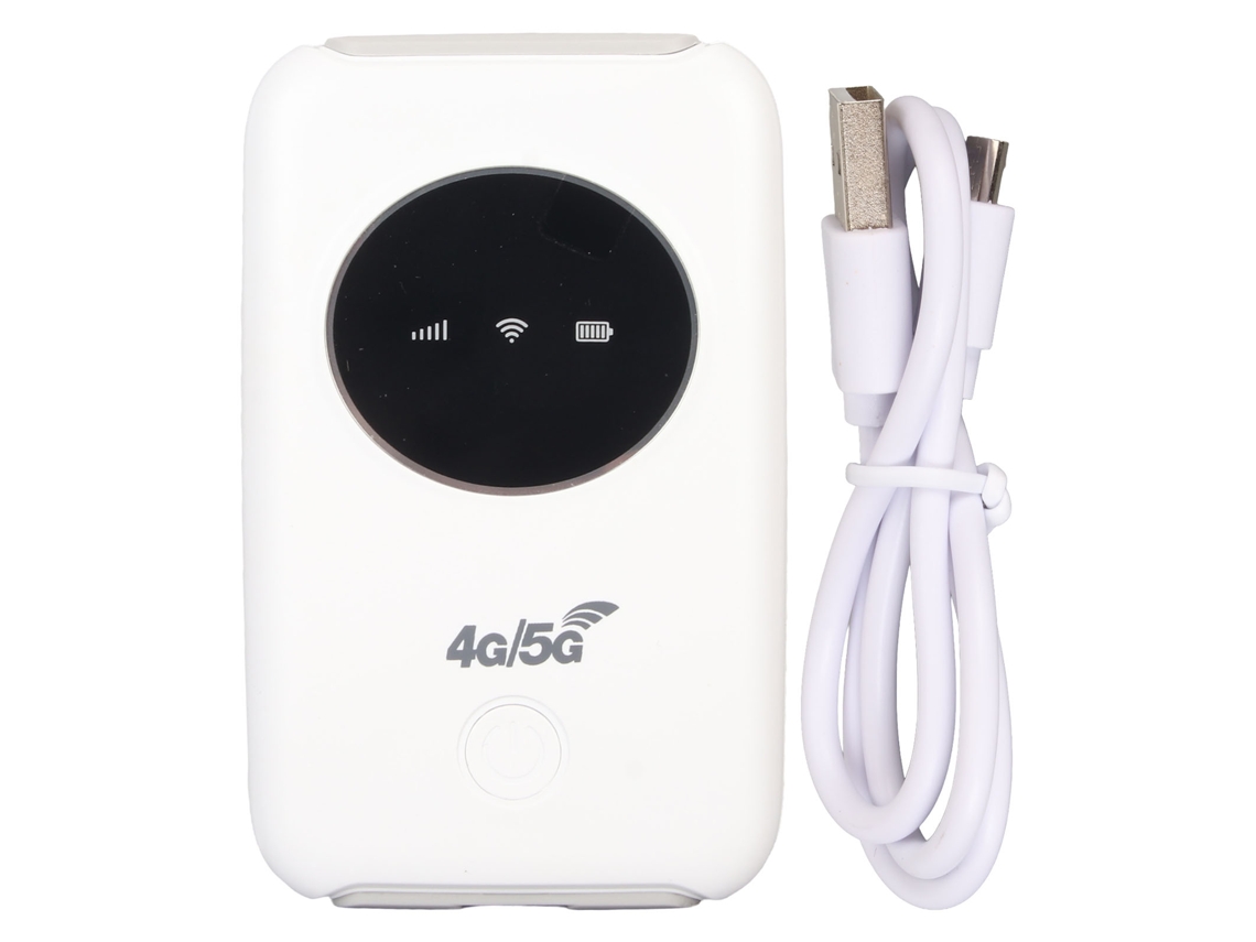 Modem Wifi Usb 4g Lte 300 Mbps Desbloqueado, Slot Para Cartão Sim Wifi 5g Integrado, Roteador Wifi Portátil Sem Fio De 3200 Mah Slowmoose