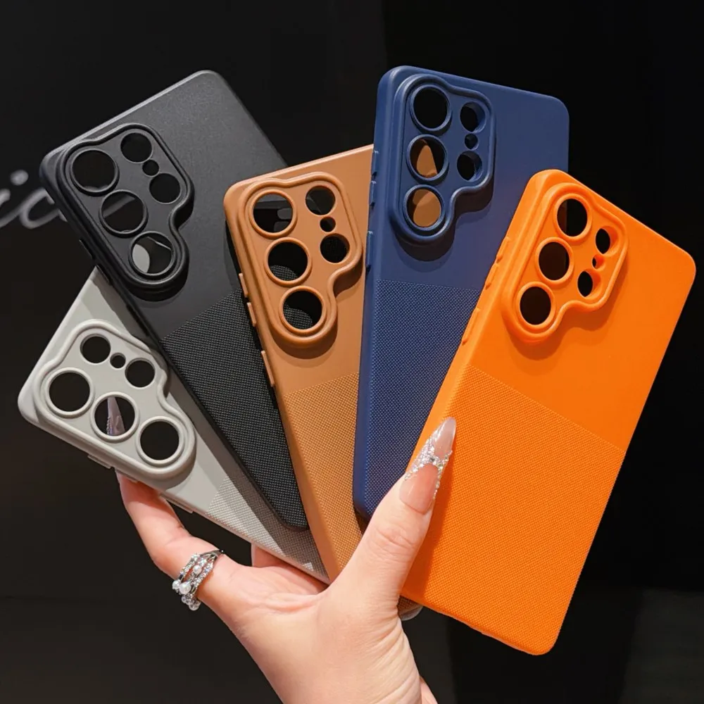 Capa De Celular (galaxy A14 4g) Em Silicone Macio Fosco Com Textura De Bolinhas