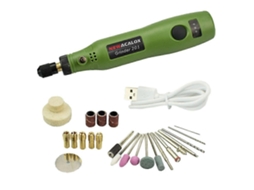 Lurelia Mini Furadeira Elétrica, 10 W, 3 Velocidades, 3,2 Mm, 3,7 V, Verde, Para Madeira, Metal, Plástico, Joias