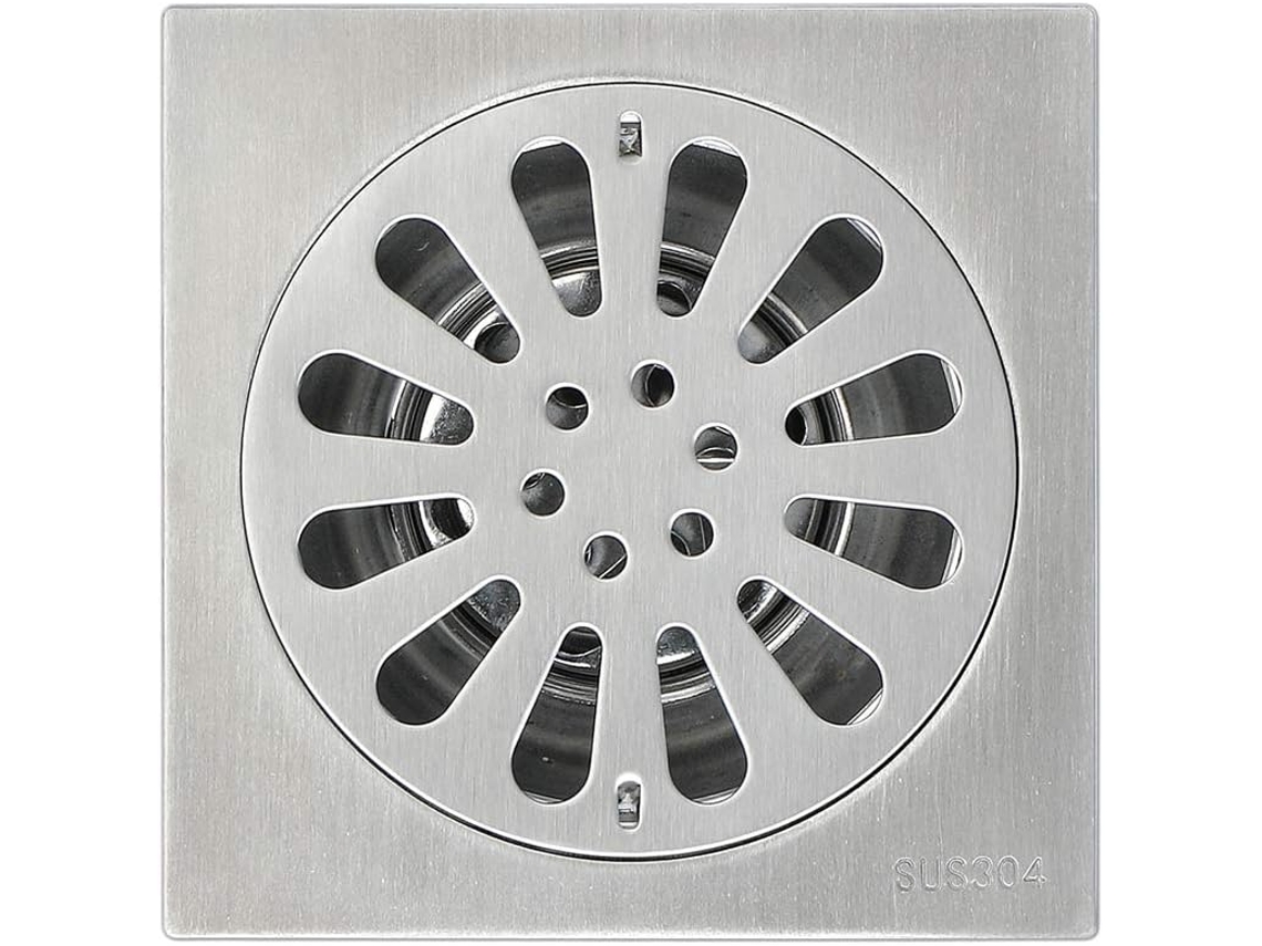 *ralo de Piso Escovado Ralo de Piso Quadrado Ralo de Chuveiro em Aço Inoxidável* AQUAFORGE