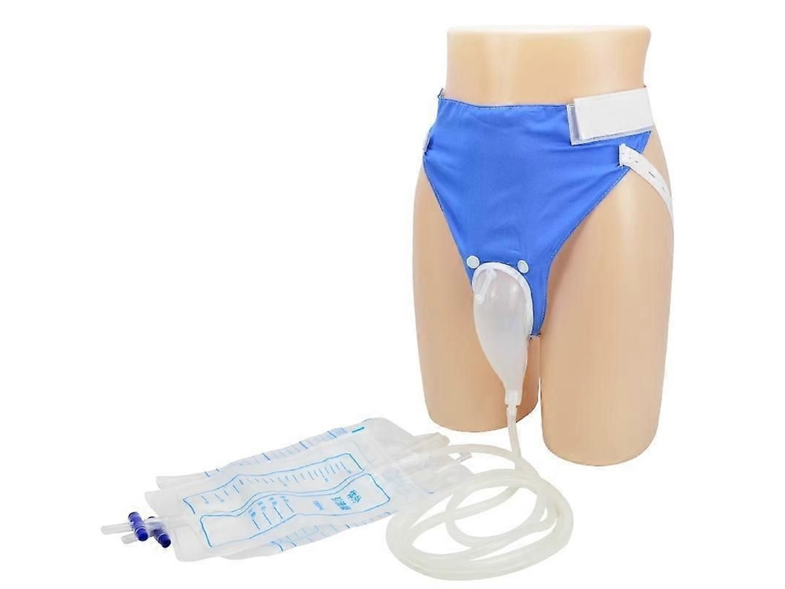 Urinal Portátil com Cateter 1000ml 2000ml para Idosos Incontinentes Deitados Masculinos