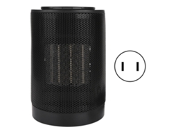 Aquecedor Elétrico de Mesa 1200w Ptc Cerâmica Rotação 70° | S/MARCA