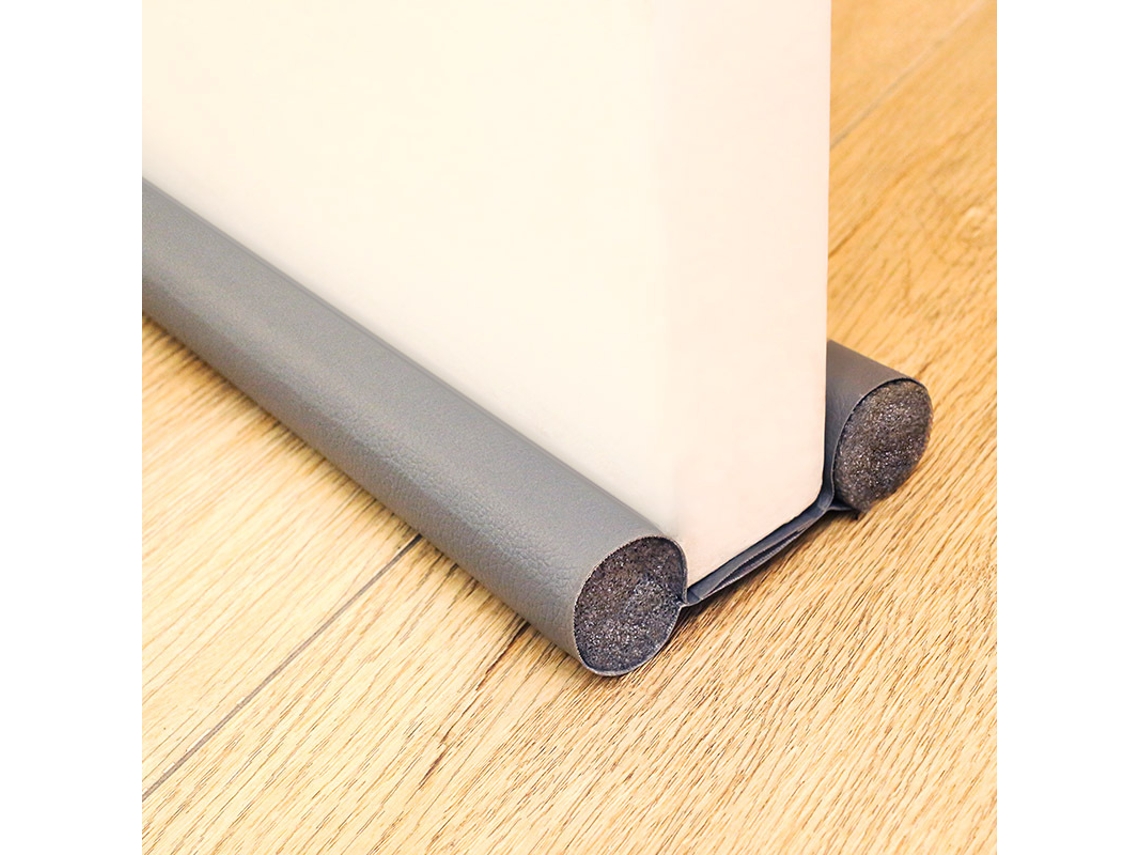 Lurelia Corta-vento Inferior Para Porta Duplo Dupla Espuma Couro 96 Cm 65 Cm 96 Cm A Cinza Parte Inferior
