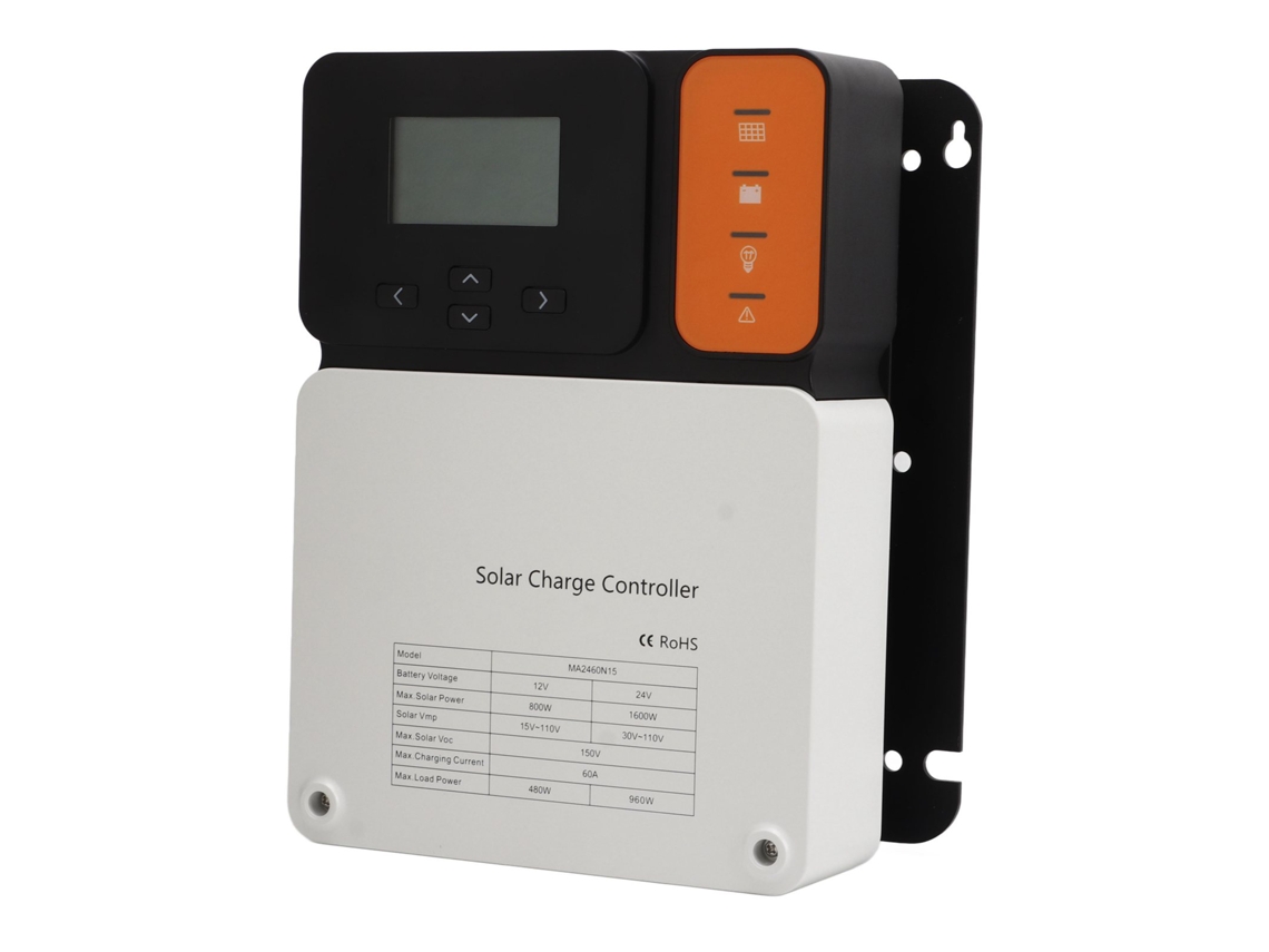 Controlador De Carga Solar Mppt De Alta Eficiência 12v/24v Para Sistema Fotovoltaico Off Grid
