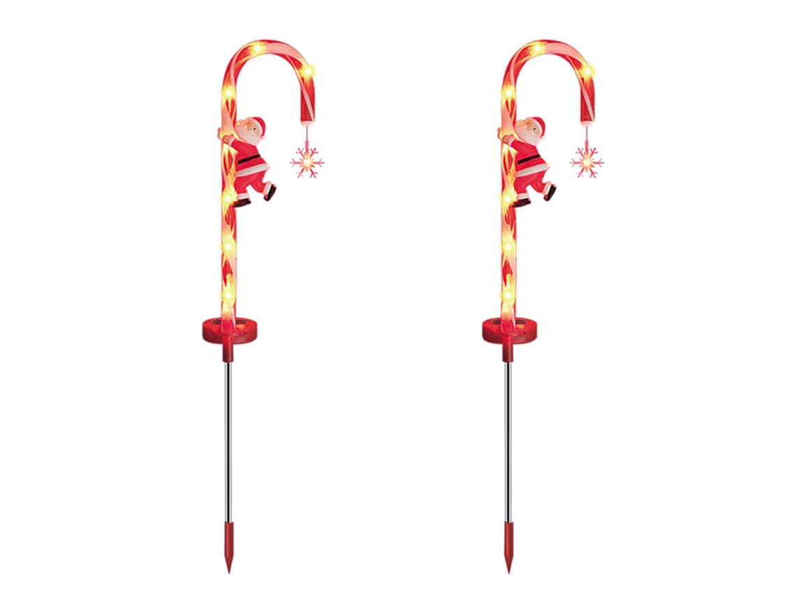 Laxiscreed Pack De 2 Luzes De Natal Led Para Exterior E Jardim – Decoração Festiva