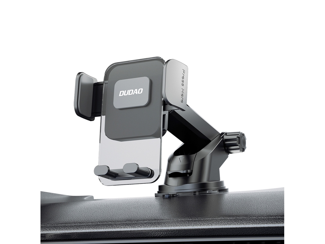 Suporte Ajustável Para Celular No Carro Com Ventosa – Preto