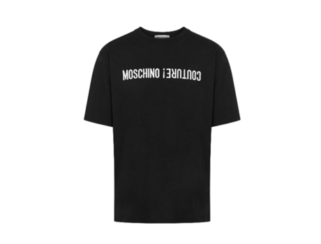T-shirt De Homem Moschino Couture Poliéster Preto (xl)