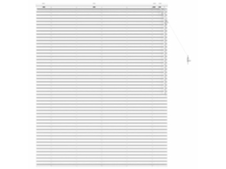 Maison Exclusive - Cortina Veneziana Branco 125 X 160 Cm 35 Mm