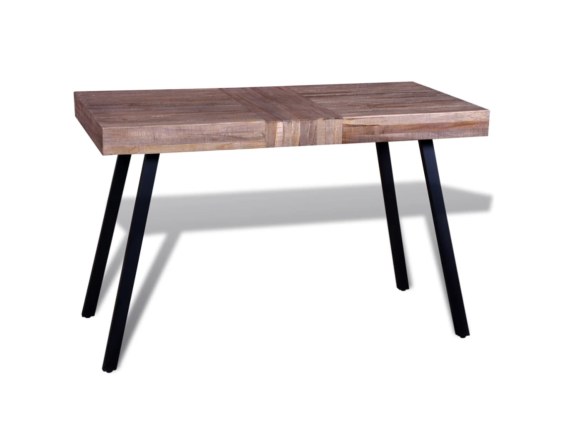 Table, Tables Vidaxl Marrom Madeira