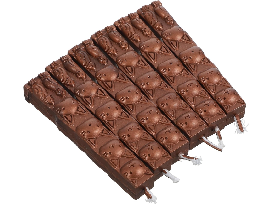 Conjunto De 6 Varetas De Cera Para Lacre Com Pavio