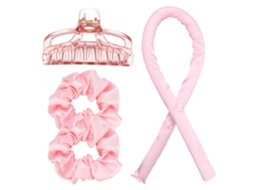 Cachos Sem Calor - Enrole Seu Cabelo Usar (rosa)-aquaforge
