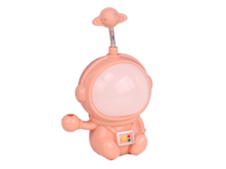 2026 luz de Mesa Astronauta Cute Carregador Usb 2 Níveis Regulável Decorativa para Quarto Rosa