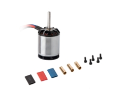 Motor para Helicóptero Flash Hobby H550 3538 1220kv 98a 2200w com Conector Macho de 5mm para Helicópteros Rc Align Trex 550 e 600. MDUG