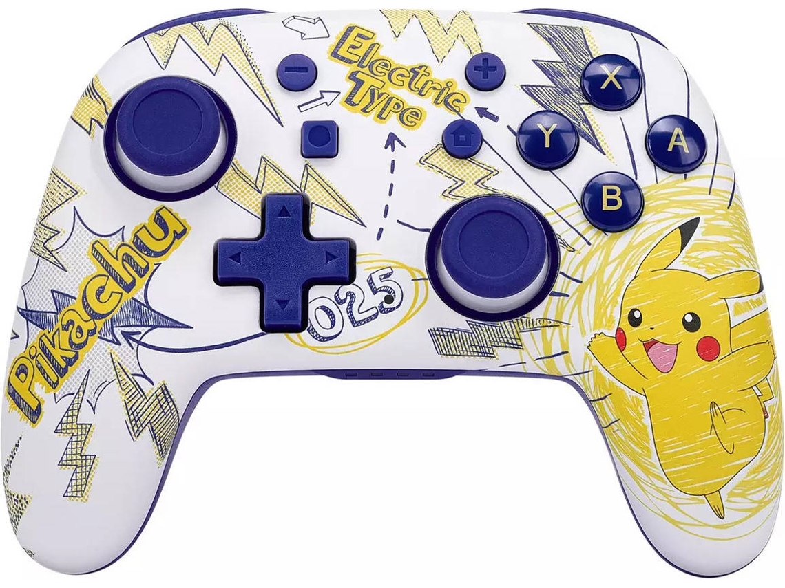 Comando POWER A para Nintendo Switch Pikachu (Wireless)