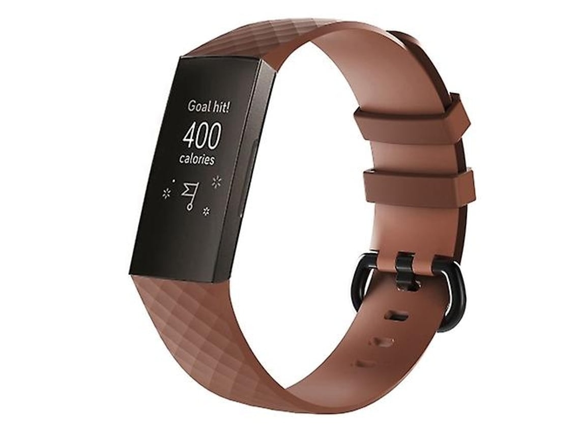 Pulseira De Relógio Lurelia Para Fitbit Charge 4 Coffee