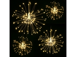 Rebe-luz De Fuego Artificial Com Controle Remoto 120 Leds Regulável 8 Modos De Iluminação Para Decoração De Natal E Exterior