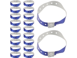 Conjunto De 40 Pulseiras Ajustáveis Para Festas E Eventos Ao Vivo, Em Plástico Com Acabamento Holográfico E Refletivo Na