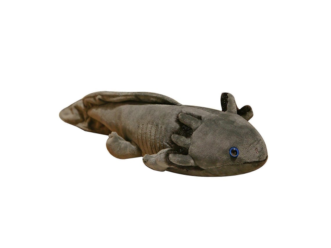 Boneco De Pelúcia De Axolote Cinza, 45cm