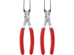 Alicate Extrator De Relés Automotivos Vermelho, 2 Peças, Em Aço Liga.