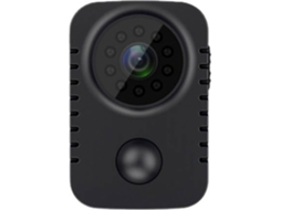 Mini Câmera Espiã Full Hd 1080P com Detector de Movimento Pir e Visão Noturnapreto YIZHOOD