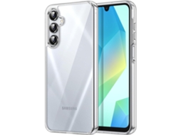 Capa Para Samsung Galaxy A16 (5g) Transparente Gtr Silicone Tpu Gel Case Protetor De Tela De Vidro Temperado Movilearvayotoy