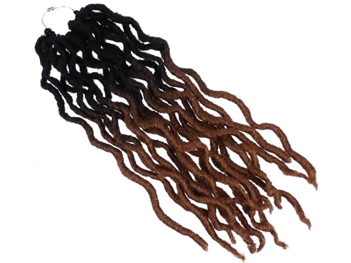 Apliques de cabelo de crochê para mulheres, em seda de alta qualidade.