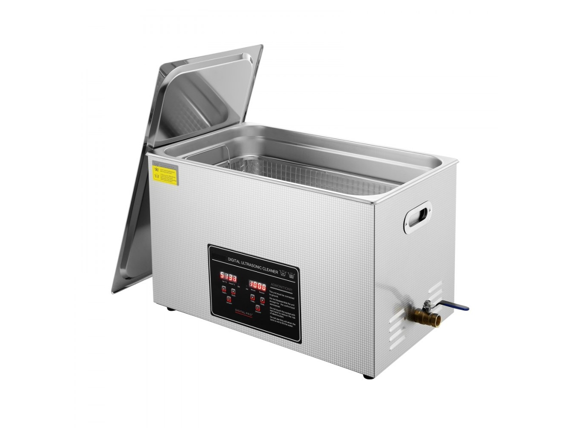 Máquina De Limpeza Ultrassônica 30l Sus304 Com Aquecimento Digital Tekmaquinas