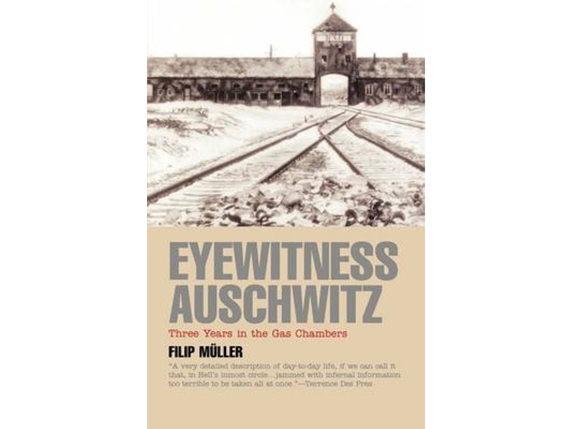 Livro Eyewitness Auschwitz de Filip Müller (Inglês)