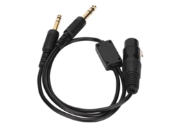 Adaptador De Cabeamento Xlr Para Plug Duplo Ga 5 Pinos Para Fones De Ouvido Aéreo Airbus