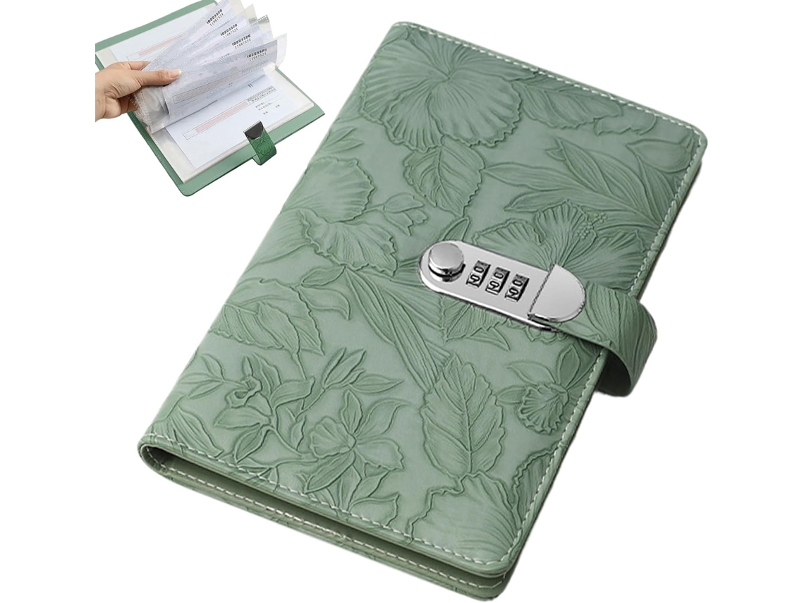 Caderno de Poupança em Cadeia, Planejador Orçamentário Combinado para 3 Filhos, Livro de Controle Financeiro