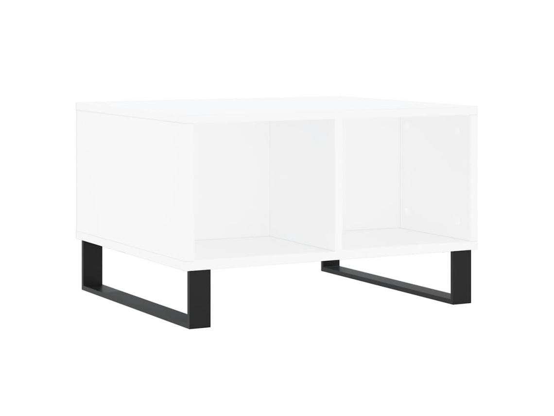 Mesa de centro Madeira Branco MAISON EXCLUSIVE (60x50x36,5 cm)