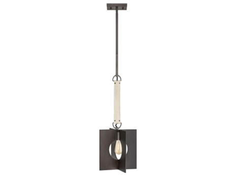 Lâmpada Pendente HINKLEY Qn-Ludlow-1P-Gr Ludlow Steel E27