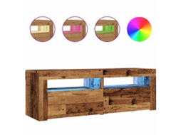 Tv Cabinet, Tv Cabinets Vidaxl Marrom Madeira Processada (n/a)