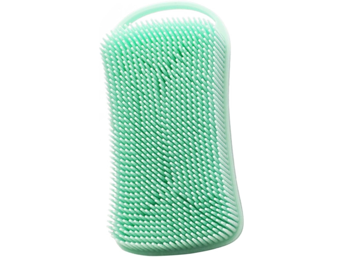 Escova De Banho Esfoliante Beavorty Para Corpo E Cabelo, Esponja De Silicone Para Chuveiro, Pequena E Fácil De Usar