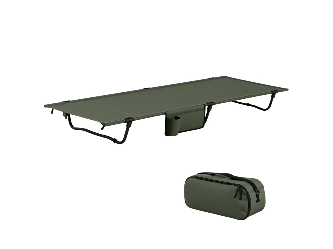 Berço de acampamento ultraleve 193x70x18 cm NORTHIX com bolso lateral