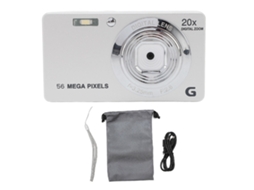 Câmera Digital Hd Com Autofoco, Zoom 20x E Tela De 2.7 Polegadas