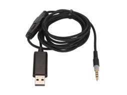 Cabo de áudio 3.5mm para USB, decodificação digital EOOCOO