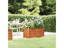 Vidaxl Canteiro De Jardim 100x40x45 Cm Aço Corten Cor Enferrujado
