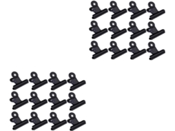 Conjunto Tehaux com 60 clipes de papel para massa, clipes grandes para arquivos, clipes de papel.