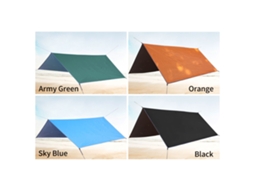Cobertura de Vela S/MARCA (10x10ft) impermeável UV resistente com estacas e cordas para jardim e pátio