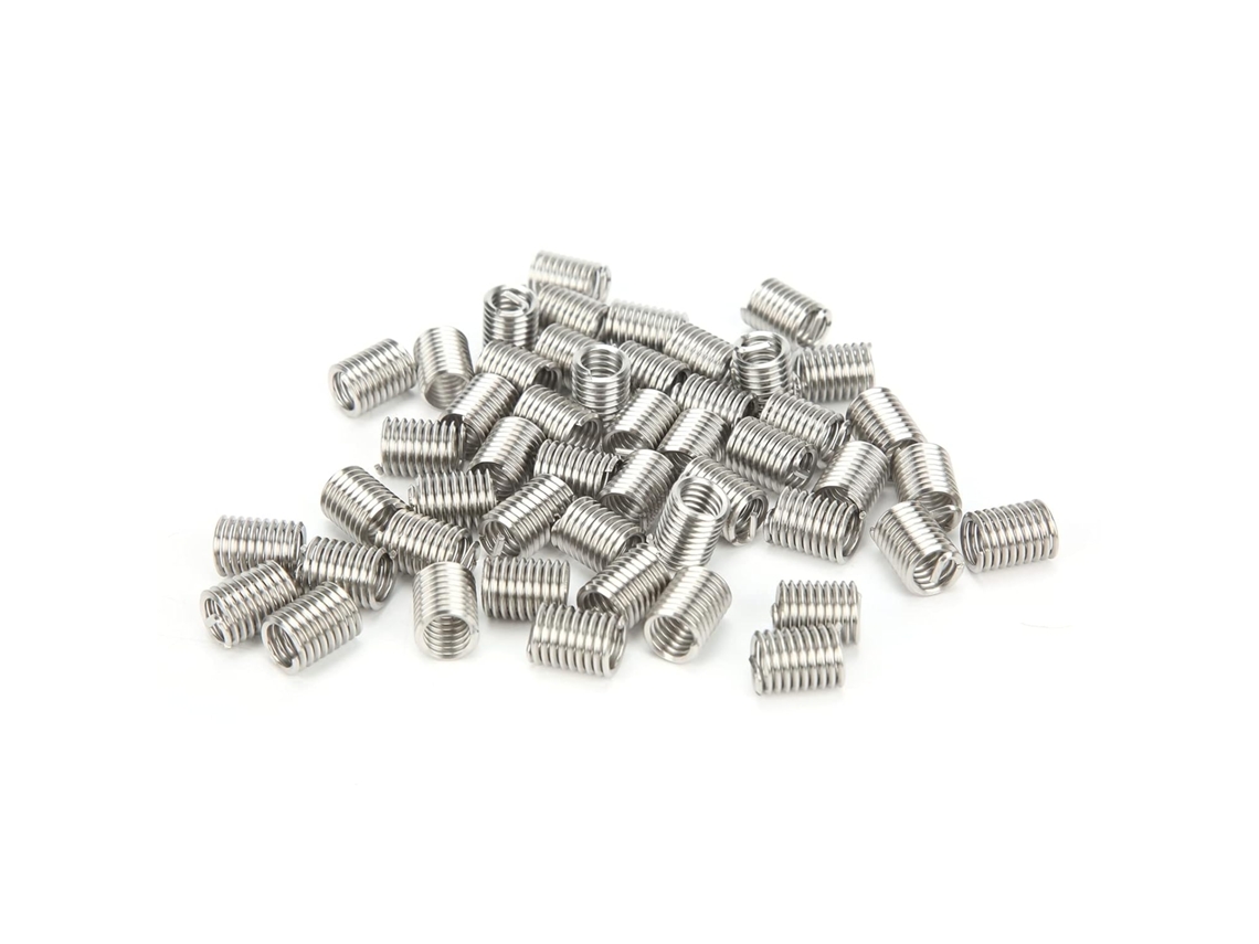 Conjunto De 50 Peças Insertos Rosca 5/16 Pol. 18x2d, Tampões Reparo Em