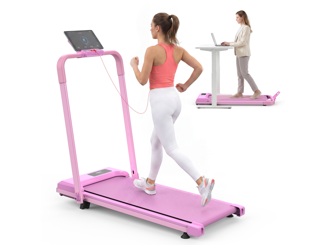Passadeira De Corrida Dobrável Rolipo 120kg 1-12km/h 3 Em 1 Com Inclinação E App