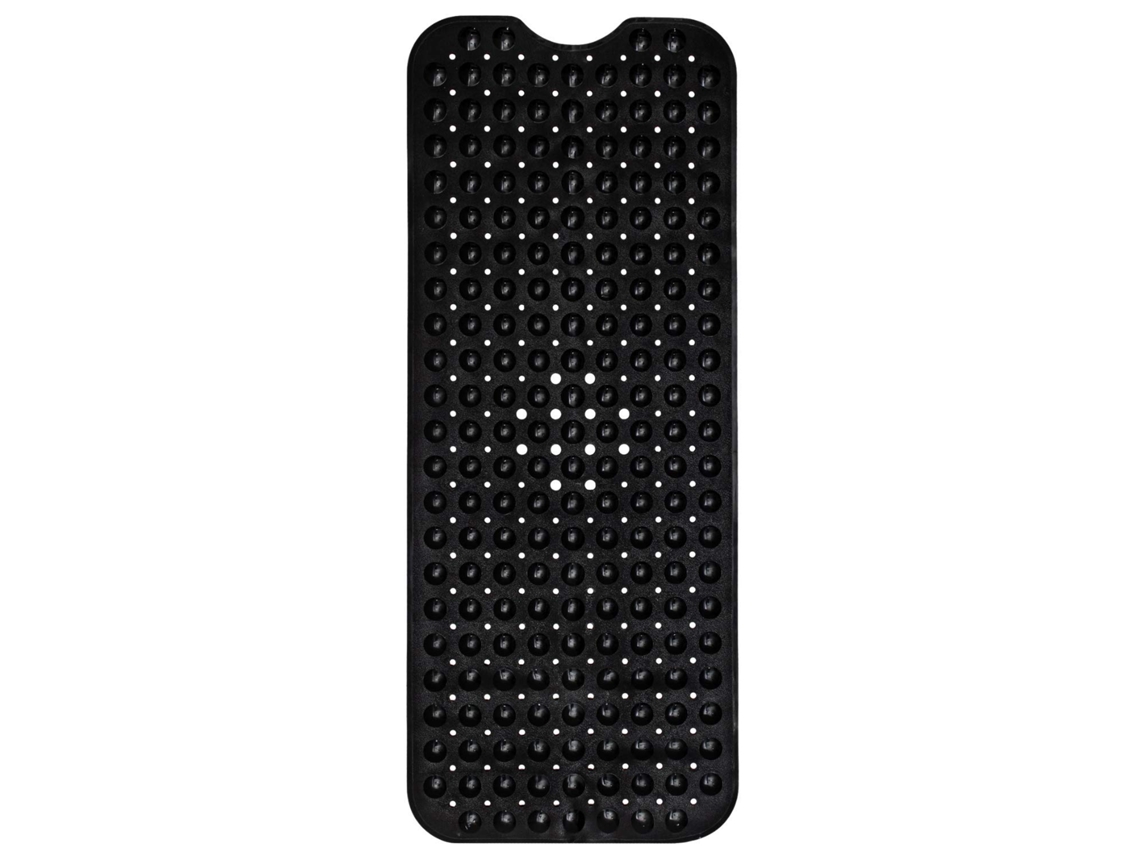 Tapete de Banho Antiderrapante Extra Grande 101,6 Cm X 40,6 Cm (40 Polegadas X 16 Polegadas) MDUG (preto)